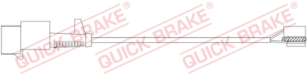 Czujnik zużycia klocka